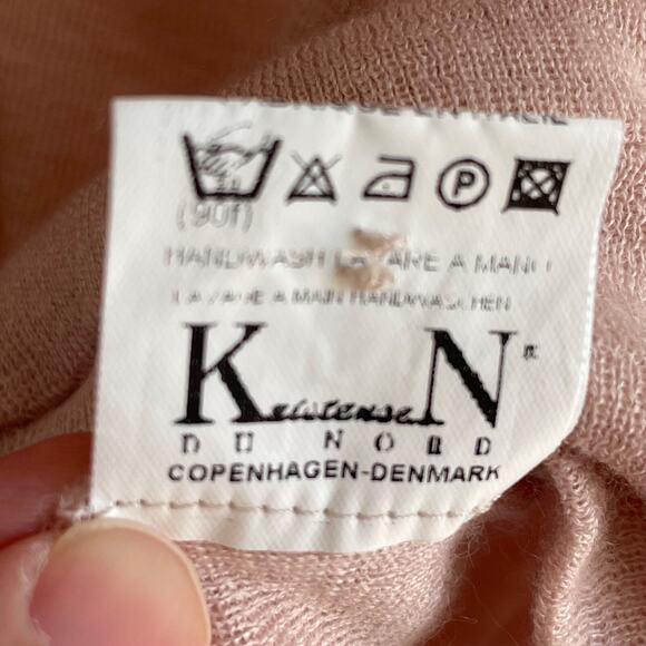 KristenseN Du Nord Sweater Womens Soft Pink Cardigan Size‎ XL Quiet Luxury Nwt - Picture 6 of 12